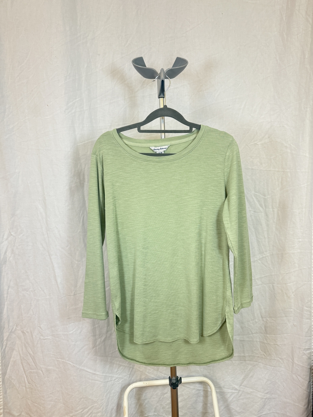Tommy Bahama Light Green Long Sleeve Crewneck Top sz Medium